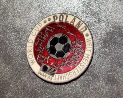 Moneta World Cup Poland 1974 Welt Meisterschaft — praca Ada, Bydgoszcz