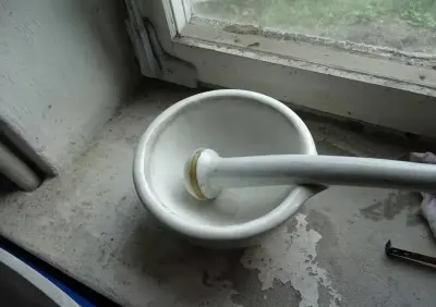 mozdzierz porcelanowy apteczny z pistelem  16cm — praca Marek, Warszawa