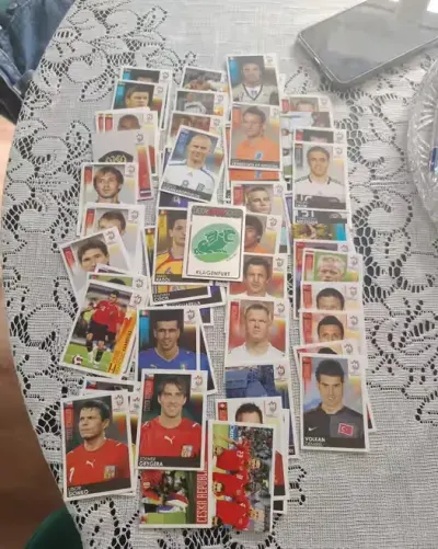 Naklejki Panini UEFA 2006/2007/2008 — praca Marcin Ziętek, Boguszów-Gorce
