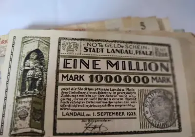 Niemcy Bawaria Pfalz Milion Mark 1923 i inne Kolekcjoner Numizmatyk — praca Blanka, Wrocław