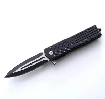 Nóż składany ratowniczy myśliwski survival sztylet 21cm (2674) — praca Mateusz, Racibórz