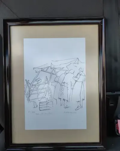 Obraz litografia Francja — praca Marek Ostaszewski, Rotmanka