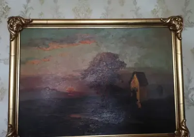 Obraz olejny Wiktora Koreckiego. — praca Izabela, Łódź