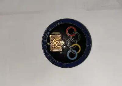 Odznaka medal Igrzyska Berlin 1936 III RZESZA Sędzia startowy oryginal — praca colacuracao, Sępólno Krajeńskie