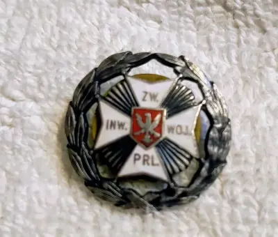 Odznaka Zwiazek Inwalidów Wojennych -PRL — praca Tomasz, Lublin