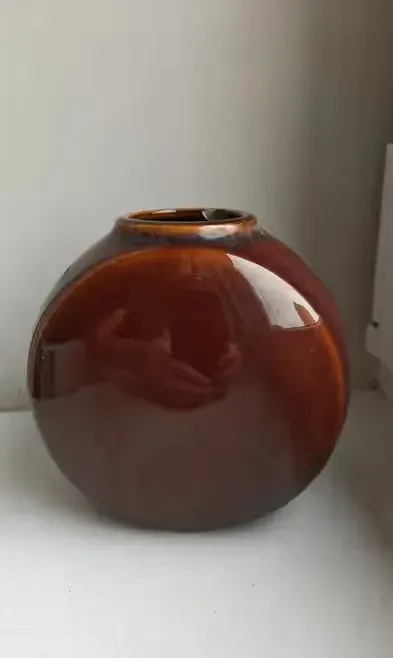 Okrągły wazon Pruszków porcelit — praca Agnieszka, Kraków