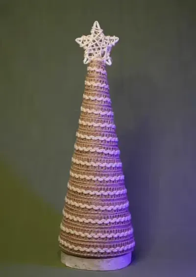 Ozdoba Świąteczna - Choinka Boho 33cm — praca a.e.walaszek, Wrocław