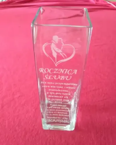 Pamiątka Pierwszej rocznicy ślubu od męża dla żony — praca monika, Warszawa