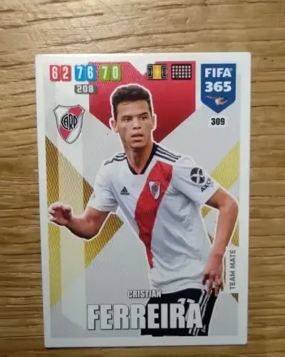 Panini Karta FIFA 365, 2020 Cristian Ferreira nr 309 CA River Plate — praca Dorota, Wrocław