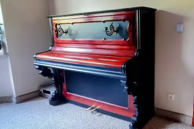 Pianino MANNSFEDT& NOTIN  Instrument kolekcjonerski — praca Sprzedający, Kicin