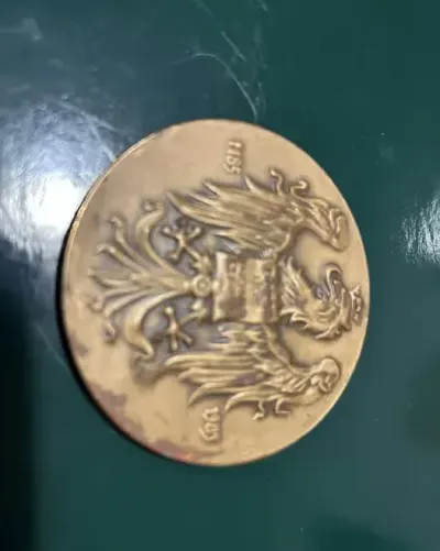 Piękny ciężki medal 850 lecie Inowrocławia polecam — praca Stanley, Inowrocław