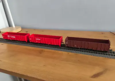 PIKO 59014 - wagony towarowe - węglarki H0 — praca Maciej, Paterek