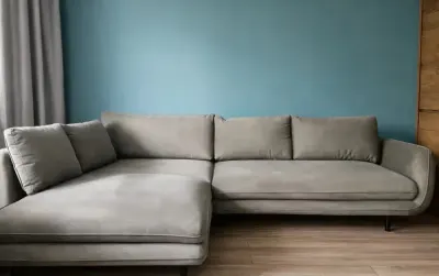 Pilnie! Narożnik sofa rozkładana solano  zieleń oliwkowa — praca Izabela, Ruda Śląska