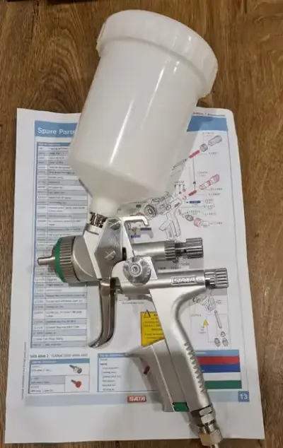 Pistolet lakierniczy SATAjet 5000 B HVLP 1.4 — praca Daniel, Wrocław