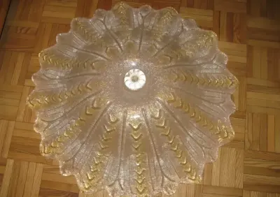 plafon sufitowy, duży, szklany — praca Piotr, Łódź