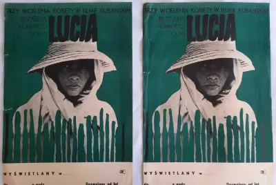 Plakat Filmowy Lucia ok. 1970 r. Oryginał Vintage PRL — praca galeriaszafa, Bydgoszcz