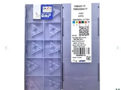 Płytki wieloostrzowe tokarskie TNMG 220404 IC907 ISCAR — praca Piotrek, Lublin