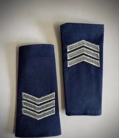 Pochewka, pagon policyjny granatowy-sierżant sztabowy 2szt. — praca Mironessco, Piotrków Trybunalski