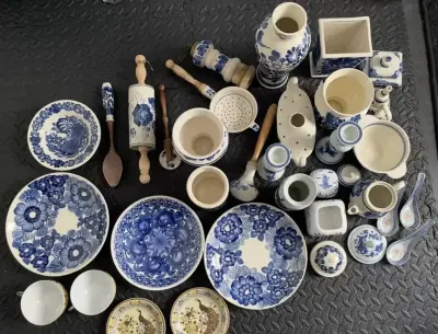 Porcelana, talerze, filiżanki, przyrzady i akcesoria, włocławek i inne — praca Mik, Rumia