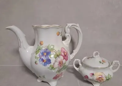 Porcelanowy dzbanek i cukiernica Karolina — praca Paulina, Chojnice
