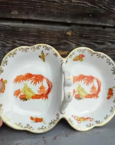 Porcelanowy Kabaret Arzberg - Stara sygnatura - design K12 — praca skarbywyszukane, Łask