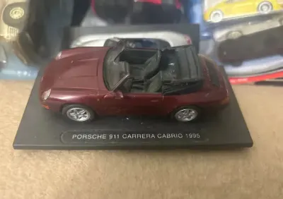 Porsche 911 993 carrera cabrio 1995 dea deagostini 1:43 — praca Przemek, Gdańsk