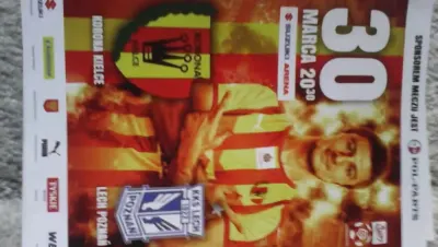 program meczowy Korona Kielce - Lech Poznań 30.03.2019 — praca artur, Kielce
