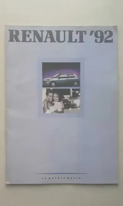 Prospekt 1992 Renault '92 — praca Miś Uszatek, Poznań