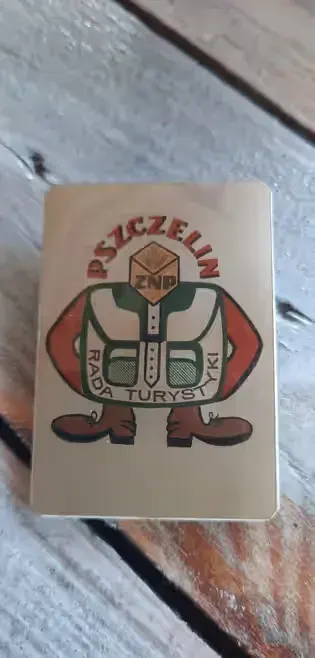 Przypinka plakietka prl — praca Łukasz, Zakrzewo