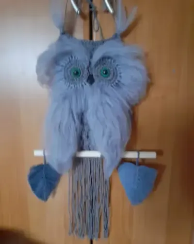 Puchacz ze sznurka Handmade — praca Agnieszka, Wawrów