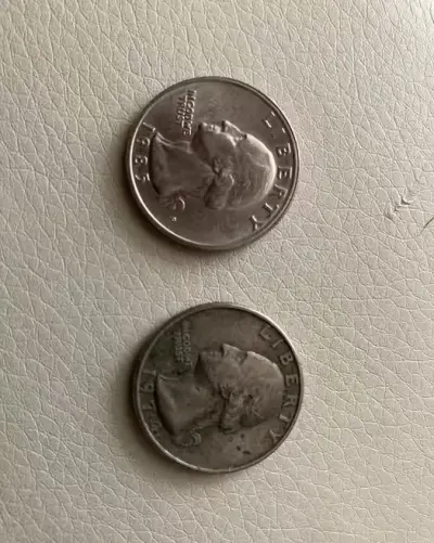 Quarter dolar 2 szt. — praca Damian, Chełm