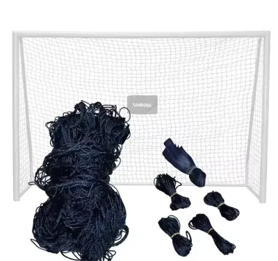 Siatka do bramki piłkarskiej SANDORA DERBY 300x200x120cm czarna — praca DostawaNaJutroPL, Częstochowa