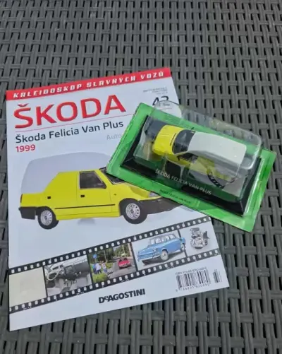 Skoda Felicia Van Plus 1:43 - Kaleidoskop slavnych vozu #42 — praca Piotr, Lubanie