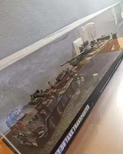 Sprzedam modelu diorama Slt 76. + T62 — praca Michal, Kamienna Góra