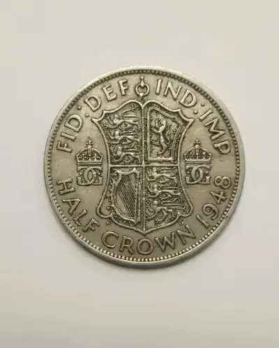 Sprzedam monetę Wielka Brytania 1/2 korony 1948r. - Jerzy VI — praca Robert, Bydgoszcz