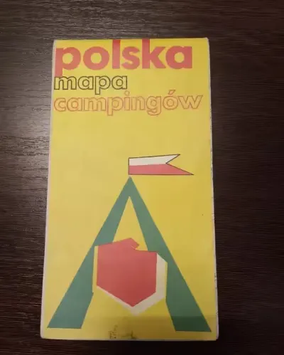 Sprzedam starą mapę campingów — praca Katarzyna, Częstochowa