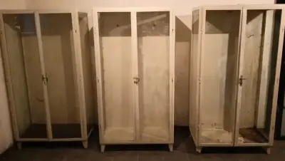 Stara szafa lekarska PRL VINTAGE — praca w0jtek27, Kłodzko