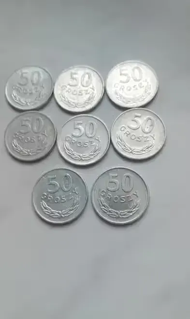 Stare monety 50gr. 1985rok — praca Jola, Bielsko-Biala