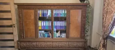 Stylowa biblioteka i biurko neorenesans — praca Janusz, Warszawa