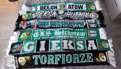 Szaliki GKS Bełchatów — praca Mateusz, Bełchatów