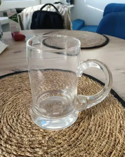 Szklany kufel do piwa 500ml — praca Arkadiusz, Kutno