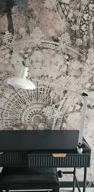 Szwedzka lampa biurkowa marki Ledu Waso typ 300,lata70 — praca gratydochaty, Opatów