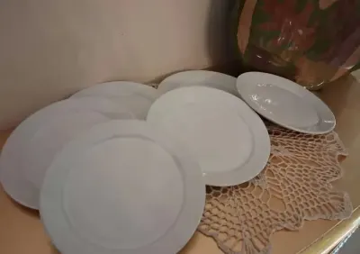Talerze Porcelit Pruszków 17 cm – 4PLN/szt / vintage PRL WARSZAWA Mokotów talerz Porcelit Pruszków — praca Magda, Warszawa