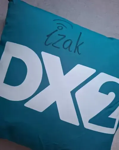 Poduszka z autografem Izaka | Unikat / Dla kolekcjonera — praca Patryk, Częstochowa