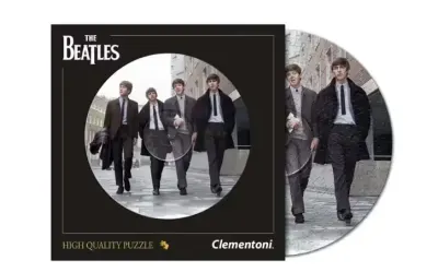 UNIKAT Puzzle Clementoni THE BEATLES 212 el. Okrągłe winyl LIMITOWANA EDYCJA — praca Mag, Bielawa