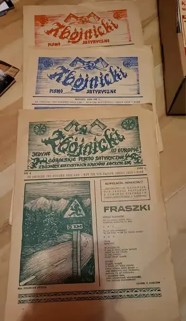 Unikatowe PRL Zbójnickie Pismo satyryczne — praca michal, Łódź