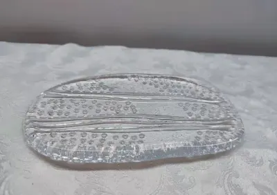 Uno Westerberg Pukeberg Szwecja Patera Taca 20 cm Szkło Artystyczne — praca M Szkiełko, Legnica