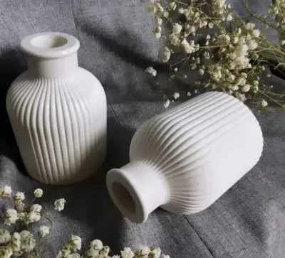 Wazon gipsowy gips boho — praca Karolina, Tarnowskie Góry