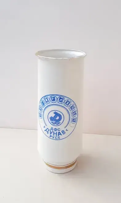 Wazon porcelanowy Dunaw Ruse, Razgrad Bułgaria — praca Janek, Toruń
