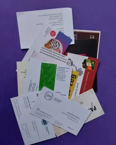 Wizytówki dla kolekcjonera — praca Luce, Kowary